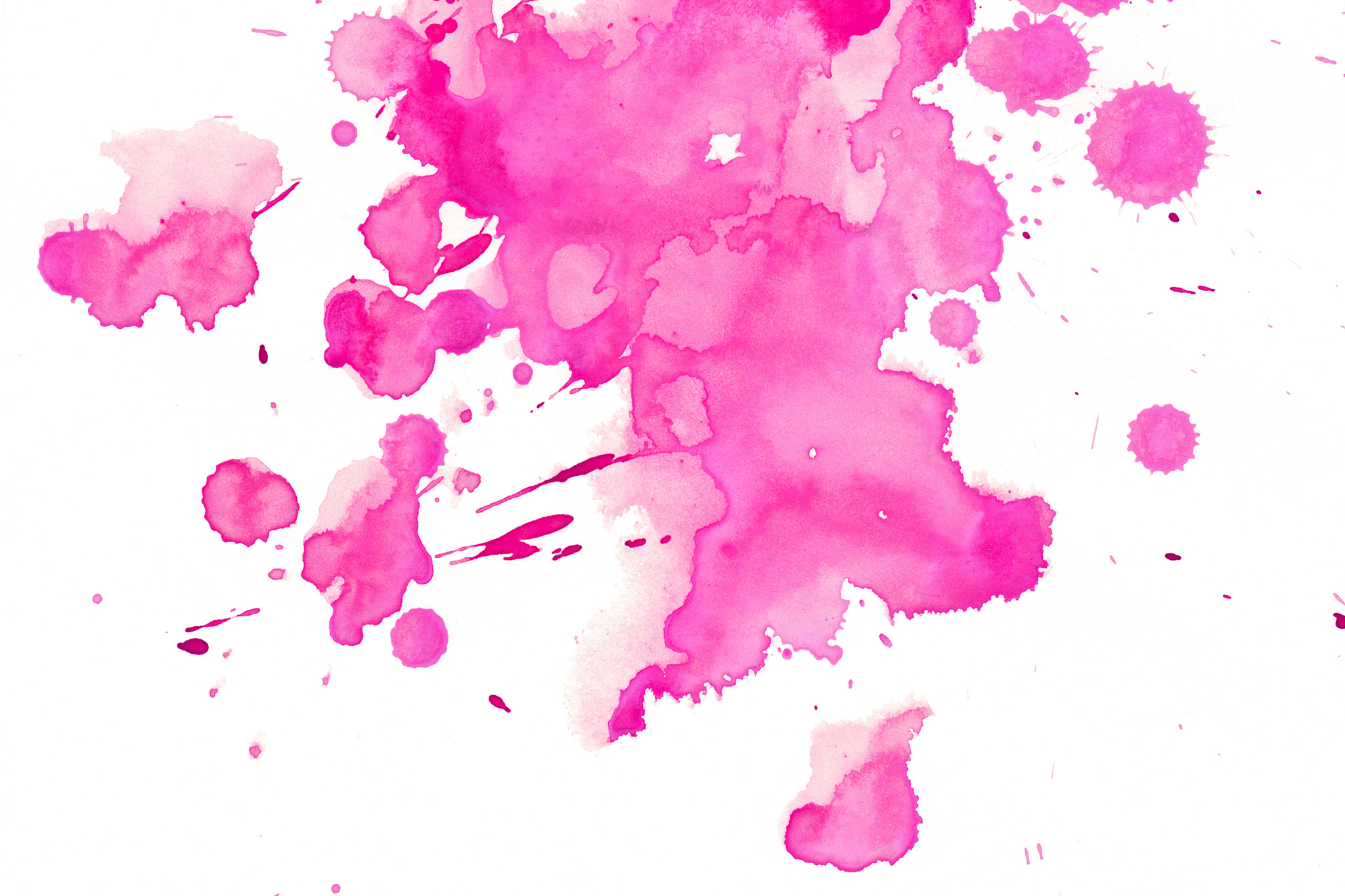 ピンクの水彩絵具の滲みと飛沫 の画像 写真素材を無料ダウンロード 背景フリー素材 Beiz Images