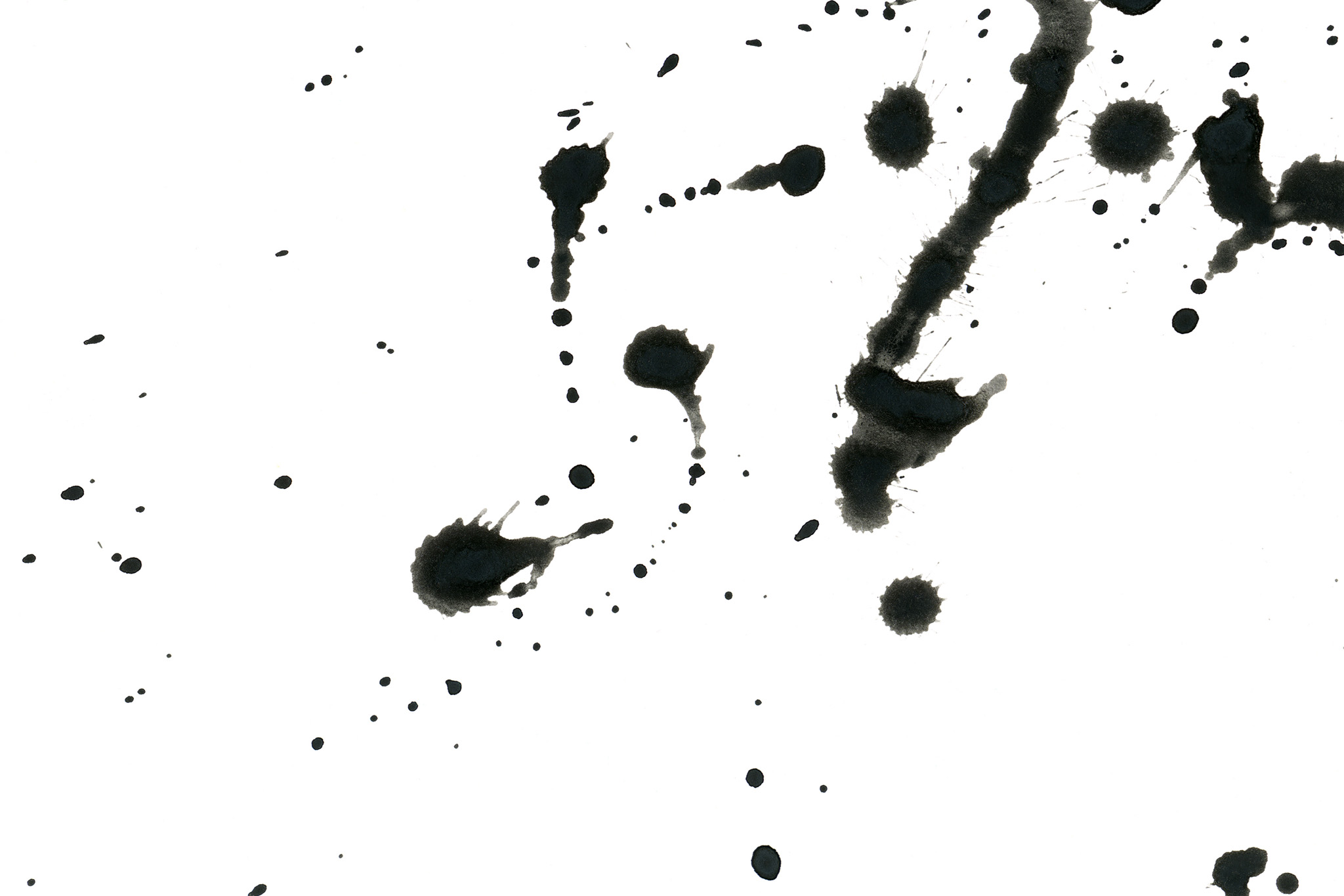 白地に飛散する黒い墨 の画像 写真素材を無料ダウンロード 背景フリー素材 Beiz Images