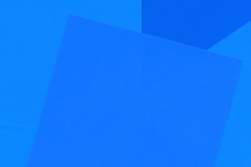 青のシンプルなフリー画像
