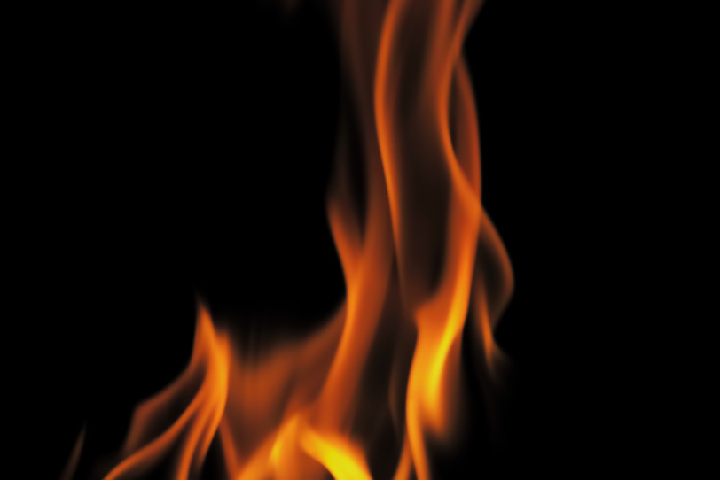 駆け上る炎火の背景の写真画像