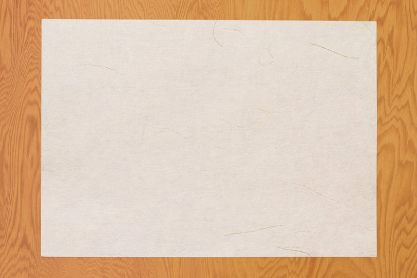 白い和紙と木の板の写真画像