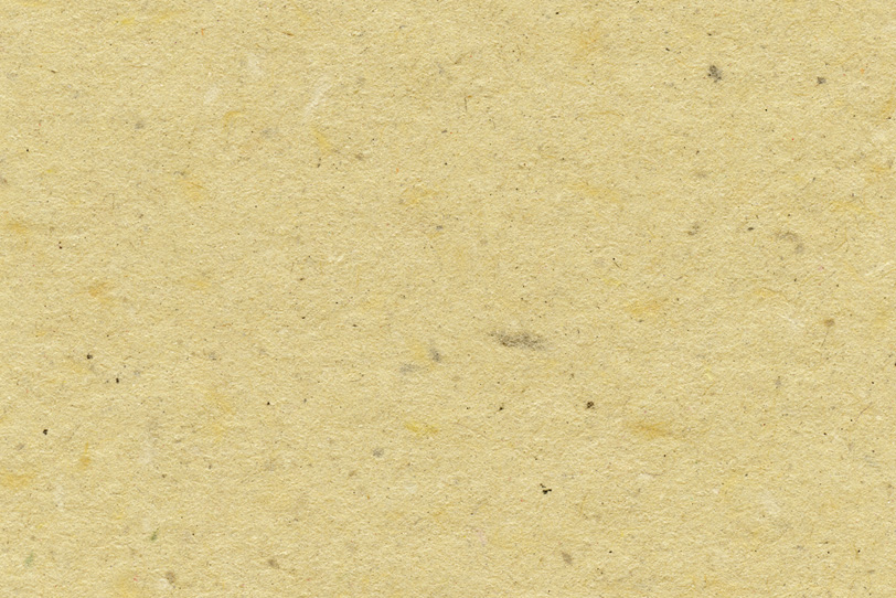 ザラザラとした麦藁色の山根和紙の写真画像