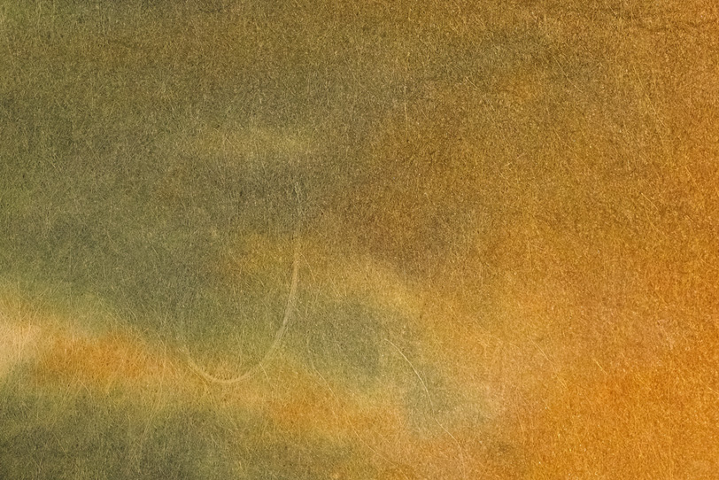 夕焼空の様な暖かみがある和紙の写真画像