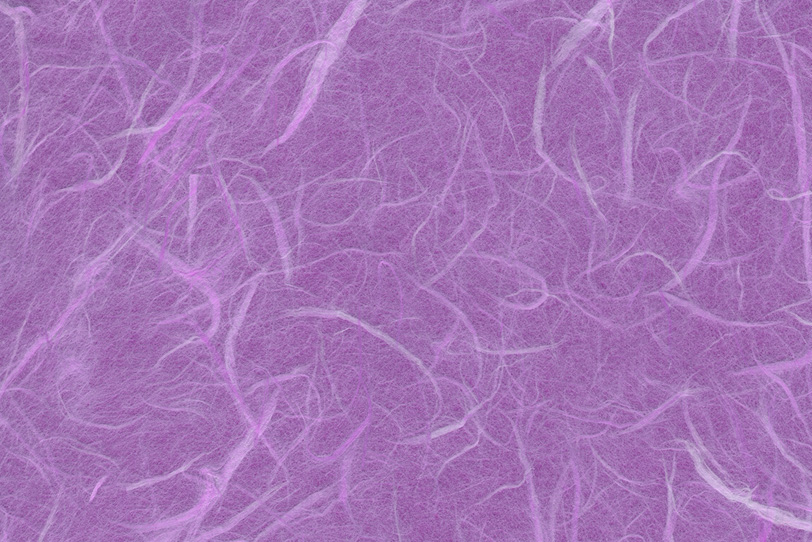 雲竜模様を鏤めた紫色の和紙の写真画像