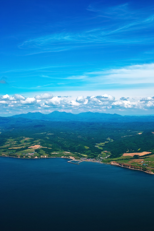 美しい日本の田舎風景の写真画像
