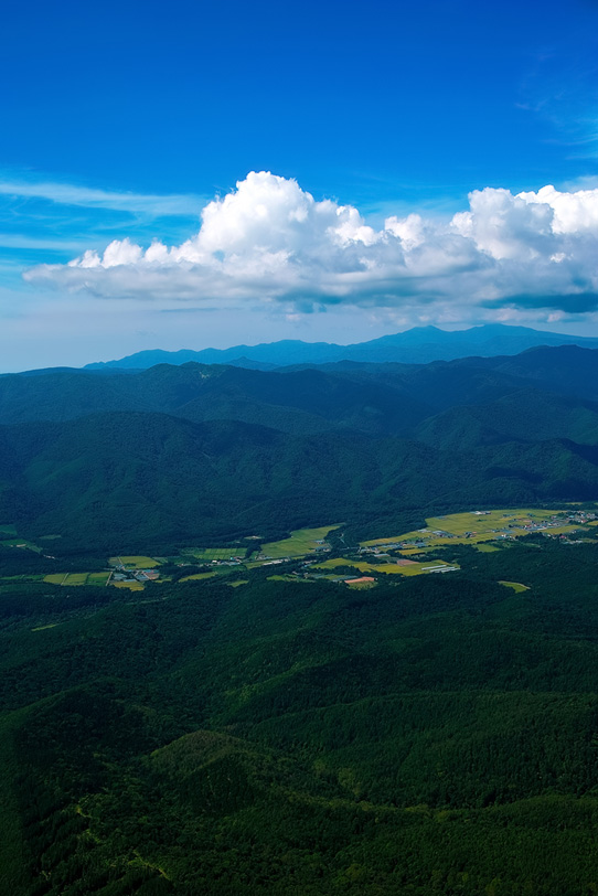 美しい日本の田舎風景の写真画像