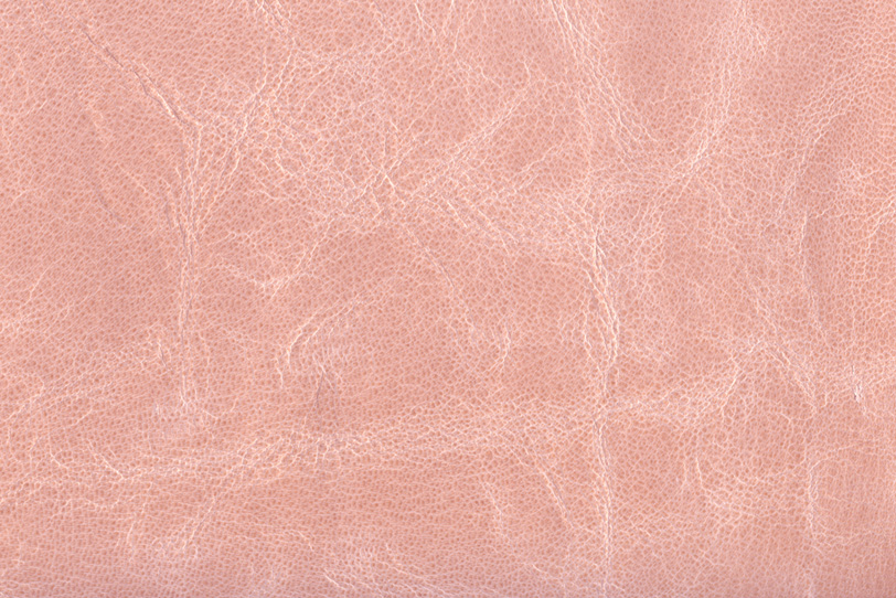 薄いピンクのレザー素材の写真画像