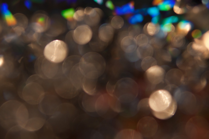 キラキラの光の玉の写真画像