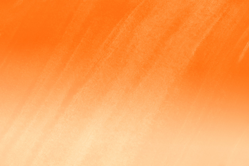 シンプルなオレンジ色のグラデーション背景