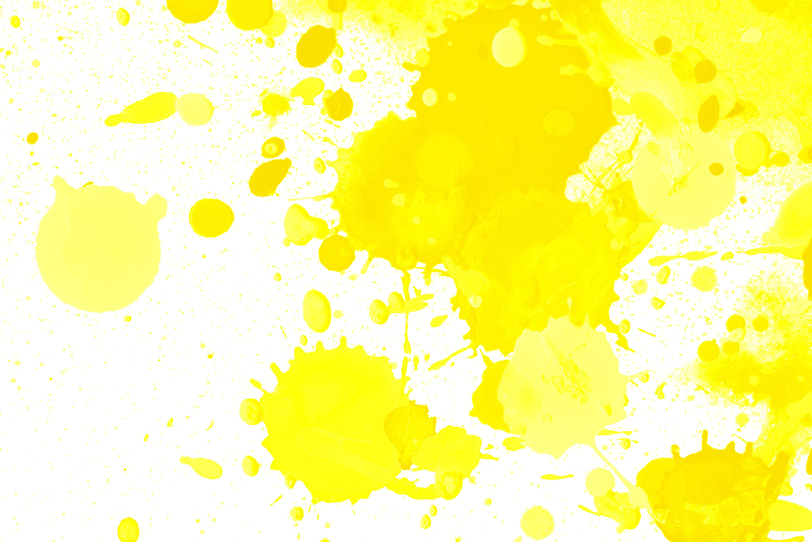かわいい黄色のスプラッシュ画像