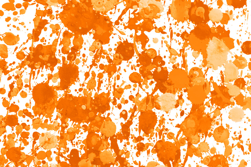 かわいいオレンジ色のスプラッシュ壁紙