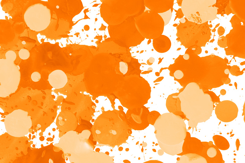 クールなオレンジ色のスプラッシュ壁紙