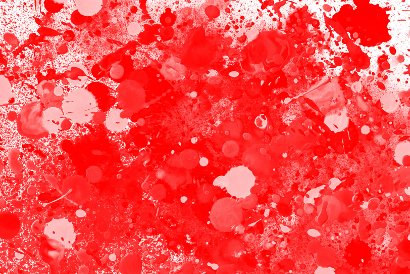 赤スプラッシュペイントの綺麗な画像