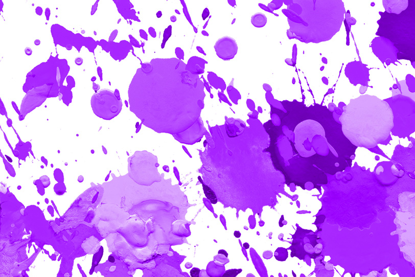 紫のスプラッシュバックグラウンド