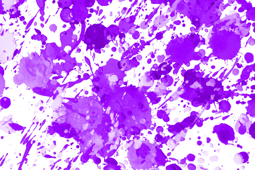 綺麗なスプラッシュペイントの紫色壁紙