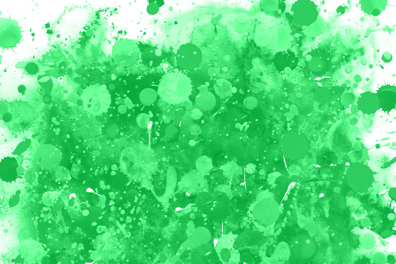 綺麗な緑色の飛沫バックグラウンド