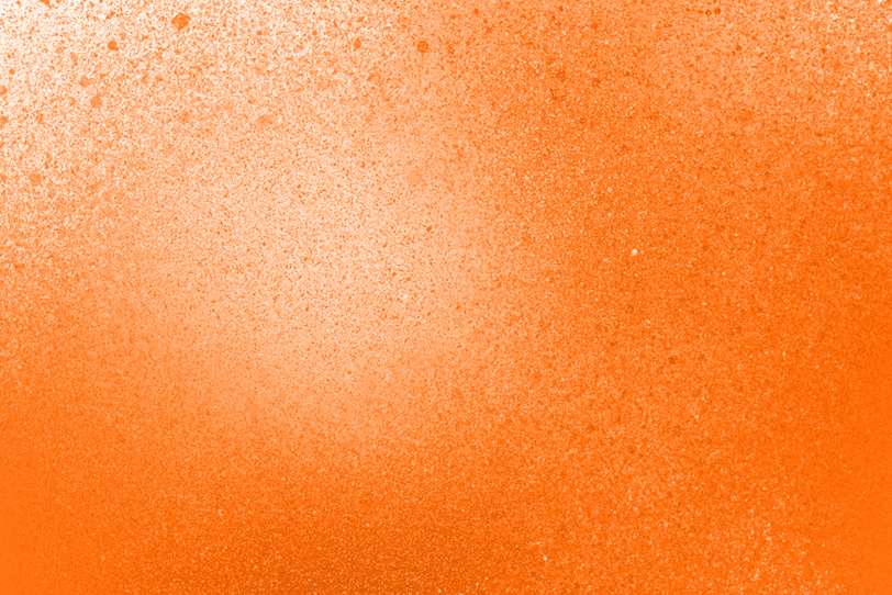 かわいいオレンジ色のカラースプレー壁紙