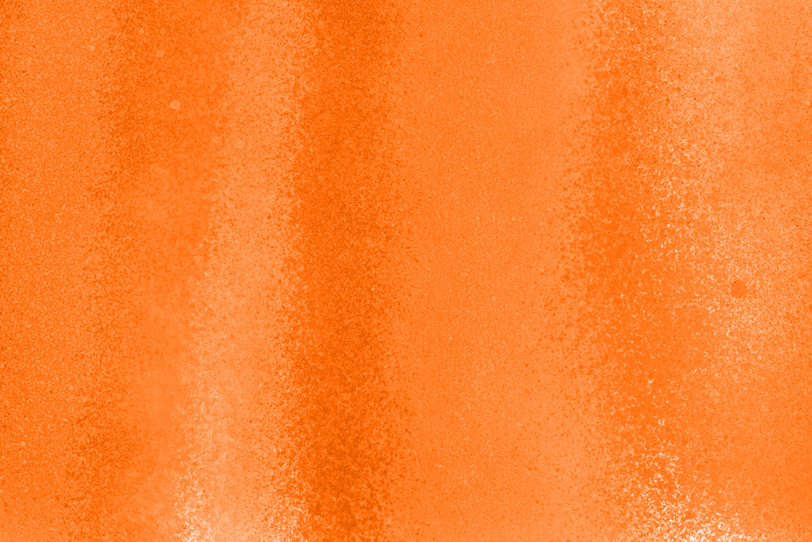 オレンジスプレーのテクスチャ画像
