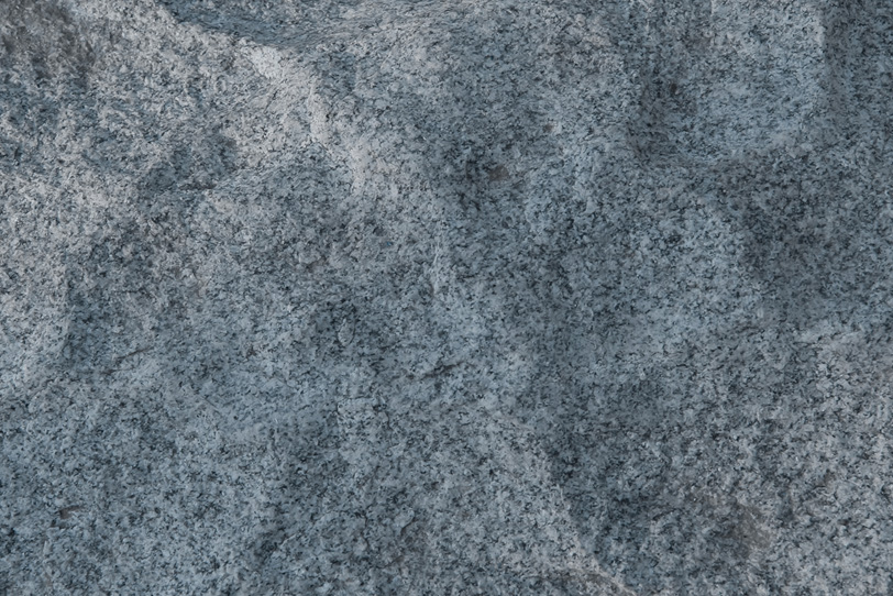 波打った花コウ岩の岩肌の写真画像