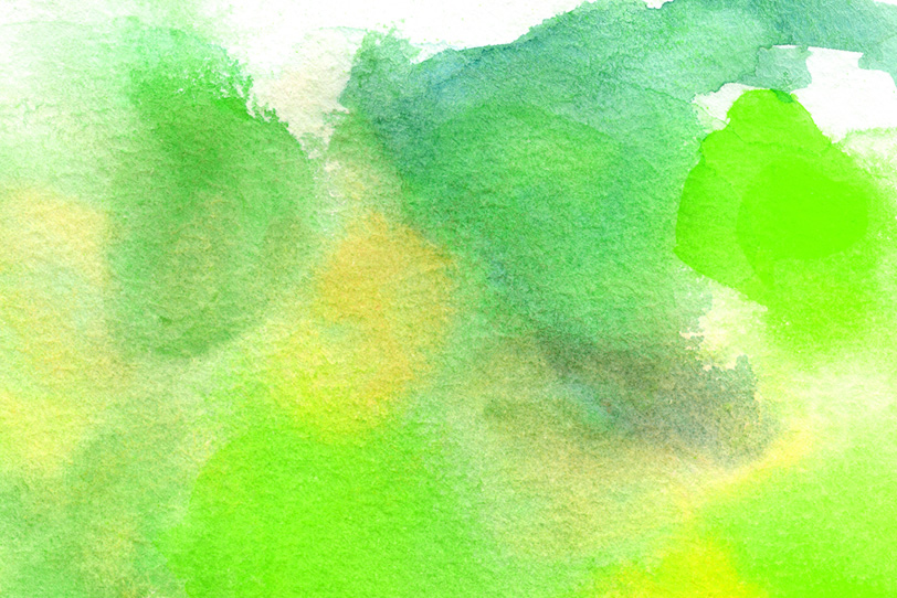 緑色の水彩のテクスチャの写真画像
