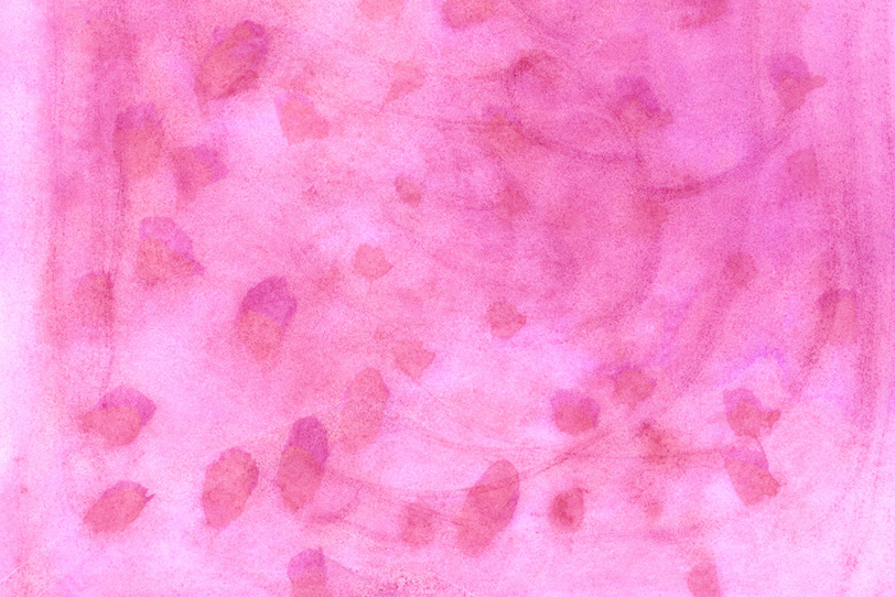 ピンクの花ビラのような水彩の写真画像