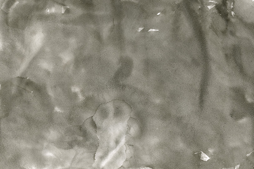 墨汁と水が紙に染み込むの写真画像