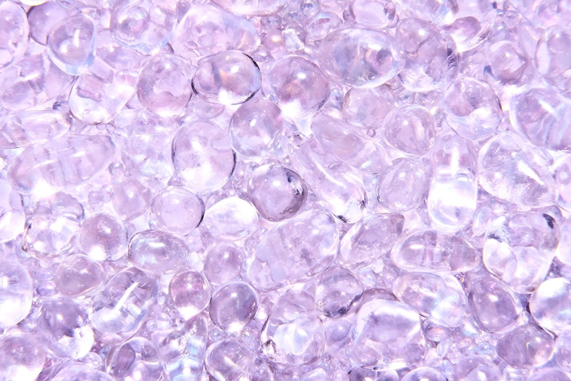 薄いピンクの雫の写真画像