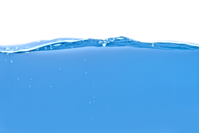 青い水の背景の写真画像
