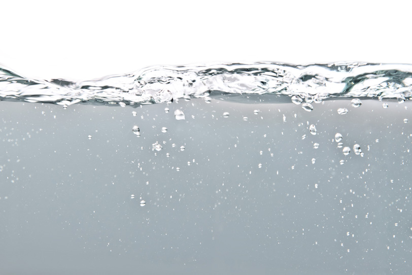 透明な水のテクスチャの写真画像