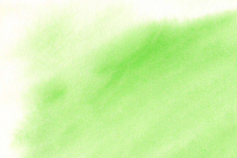 筆で暈した黄緑色のグラデーションの写真画像