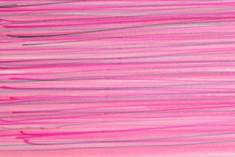 ペンで描いたピンクのストライプの写真画像