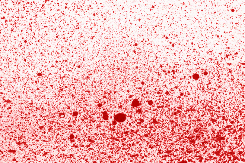赤いスプラッターの水彩模様の写真画像
