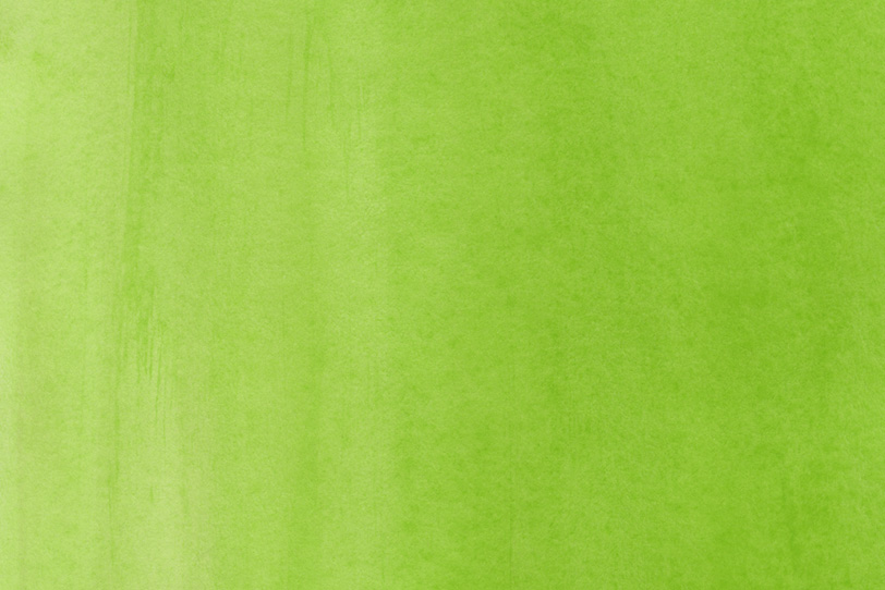 リーフグリーンの水彩薄塗りの写真画像