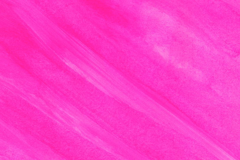 綺麗なピンク色の水彩写真