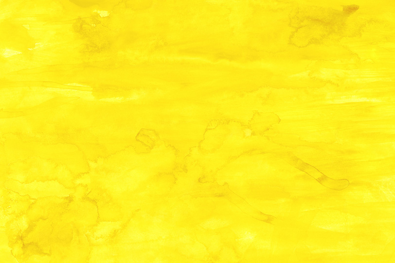 綺麗な黄色の水彩写真