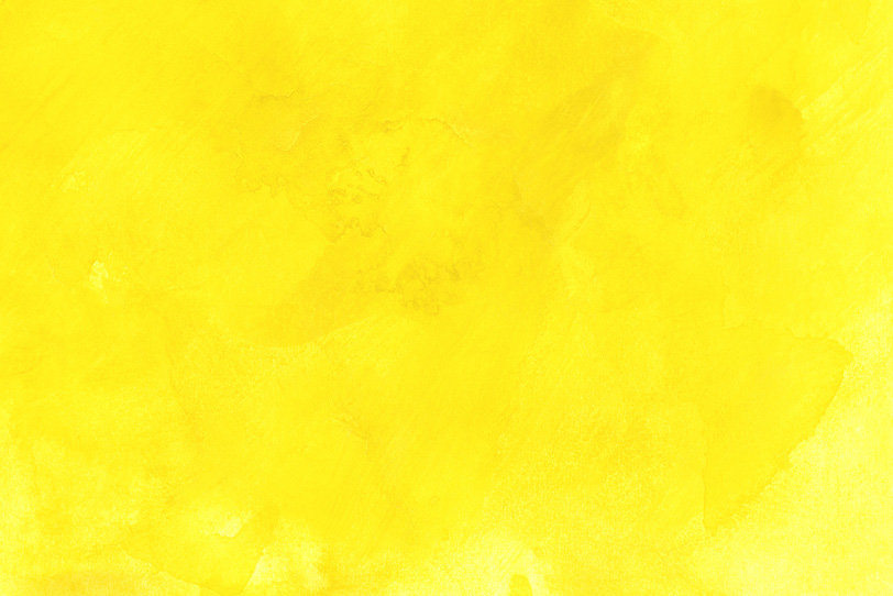 黄色の水彩でシンプルな画像