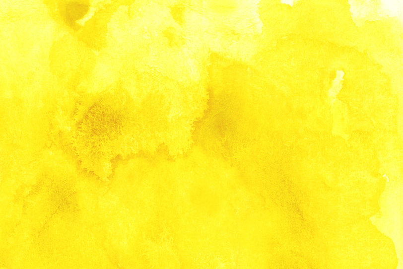 黄色の水彩のテクスチャ壁紙
