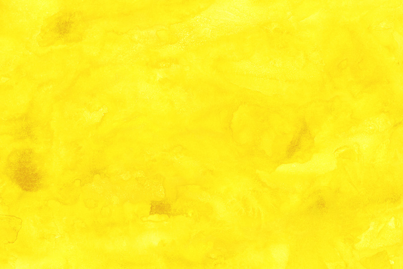 水彩黄色のフリー素材