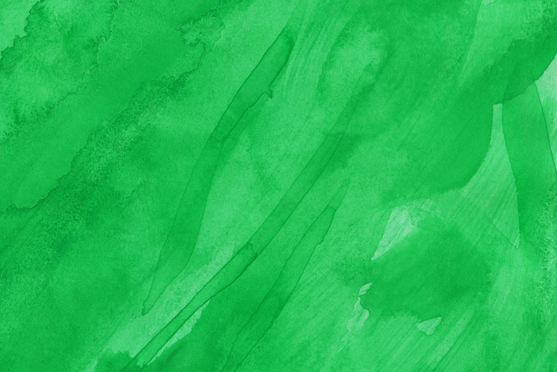 緑色の水彩のフリー背景画像