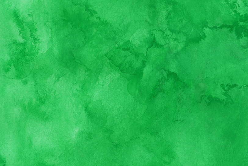 緑の水彩でオシャレな画像