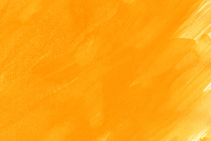 シンプルなオレンジ色の水彩背景