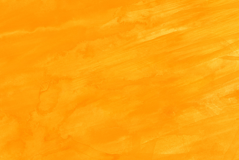 テクスチャ オレンジ色の水彩素材