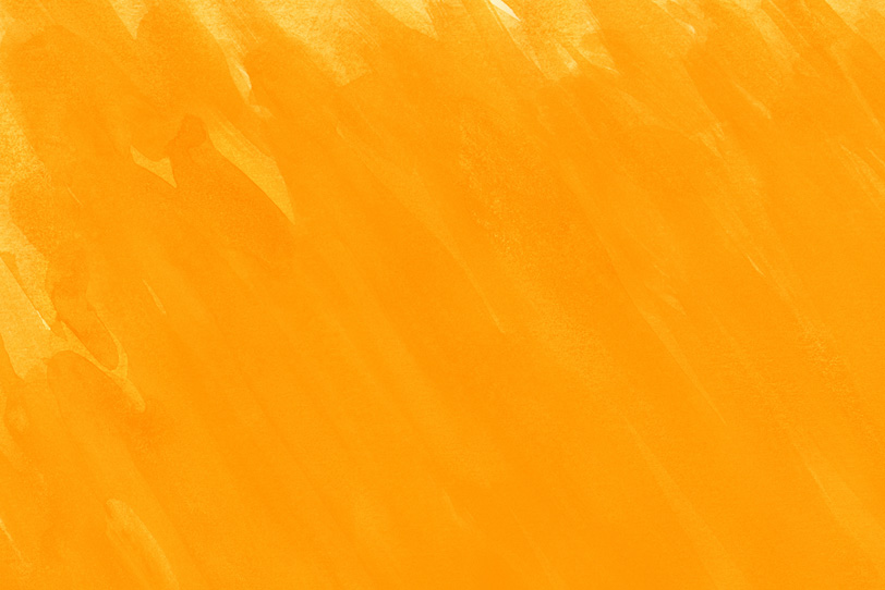 オレンジの水彩でカワイイ素材
