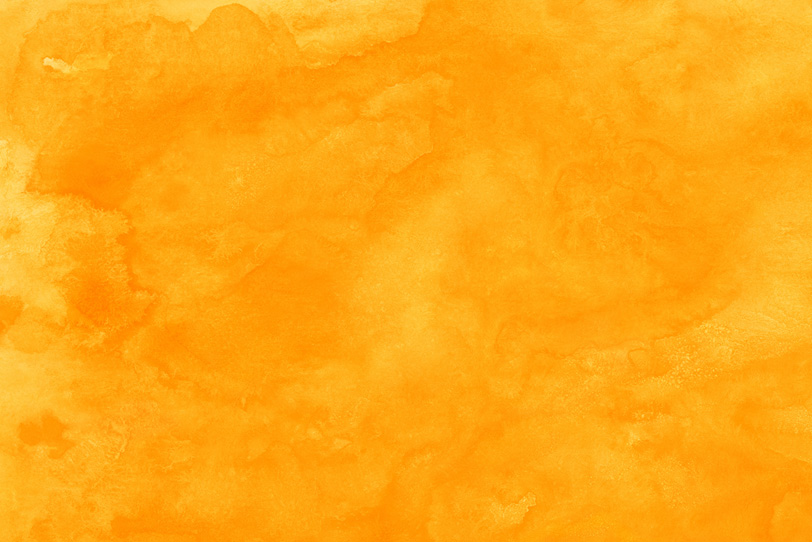 オレンジの水彩でオシャレな画像