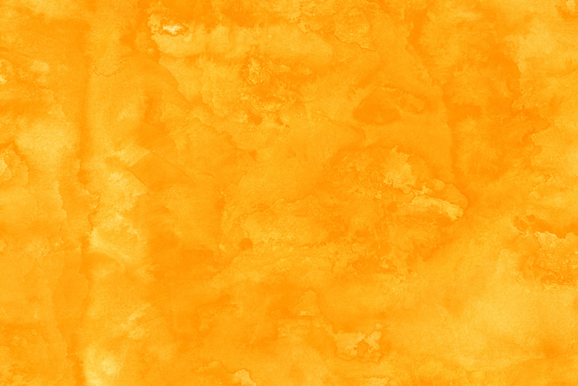 水彩オレンジの綺麗な画像