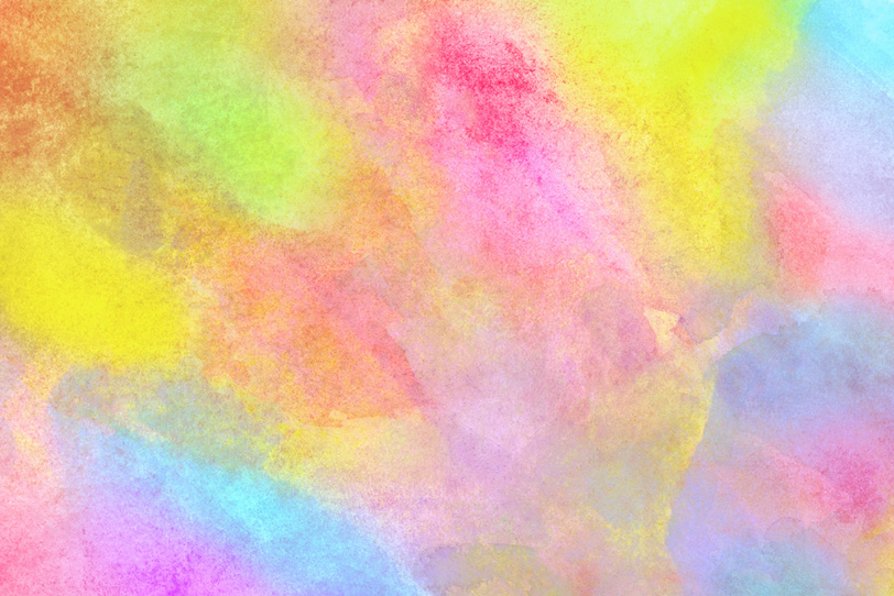 三色の水彩模様のおしゃれな壁紙