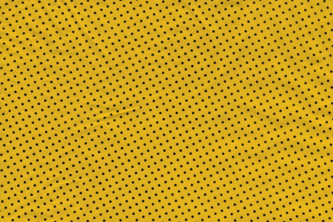 黄色の布に黒ドットのポップな背景画像（背景 おしゃれ 画像の背景フリー画像）