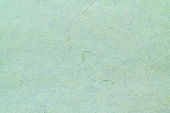 筋の入った山葵色の和紙（和紙 パステルの背景フリー画像）