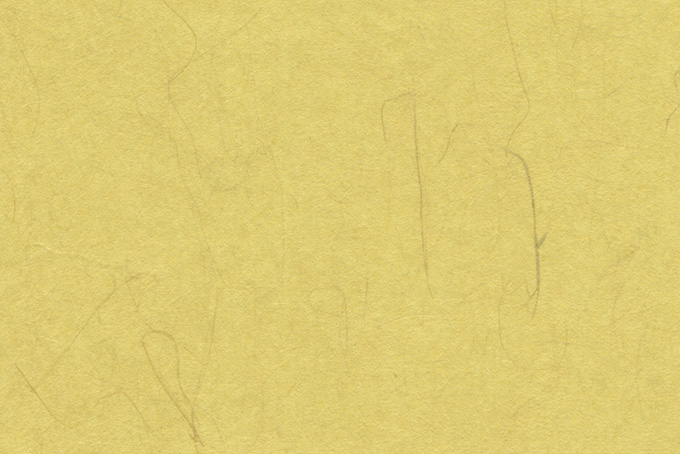 楮のテクスチャがある淡黄色の和紙（和紙 黄色の背景フリー画像）