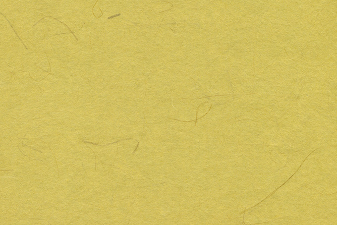 菜種油色に染められた和紙（和紙 黄色の背景フリー画像）
